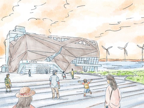 生態館+高美濕地